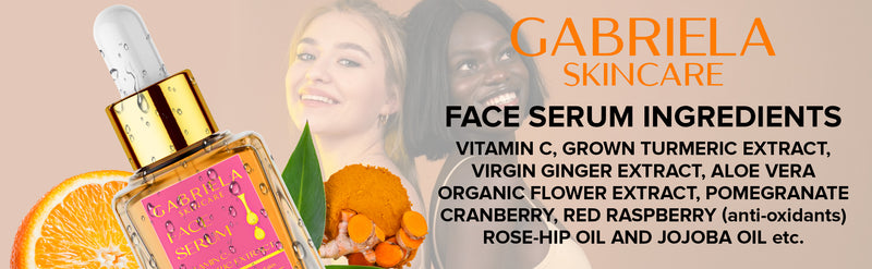 Gabriela SkinCare  Face Serum Vitamin C+ Turmeric Extract